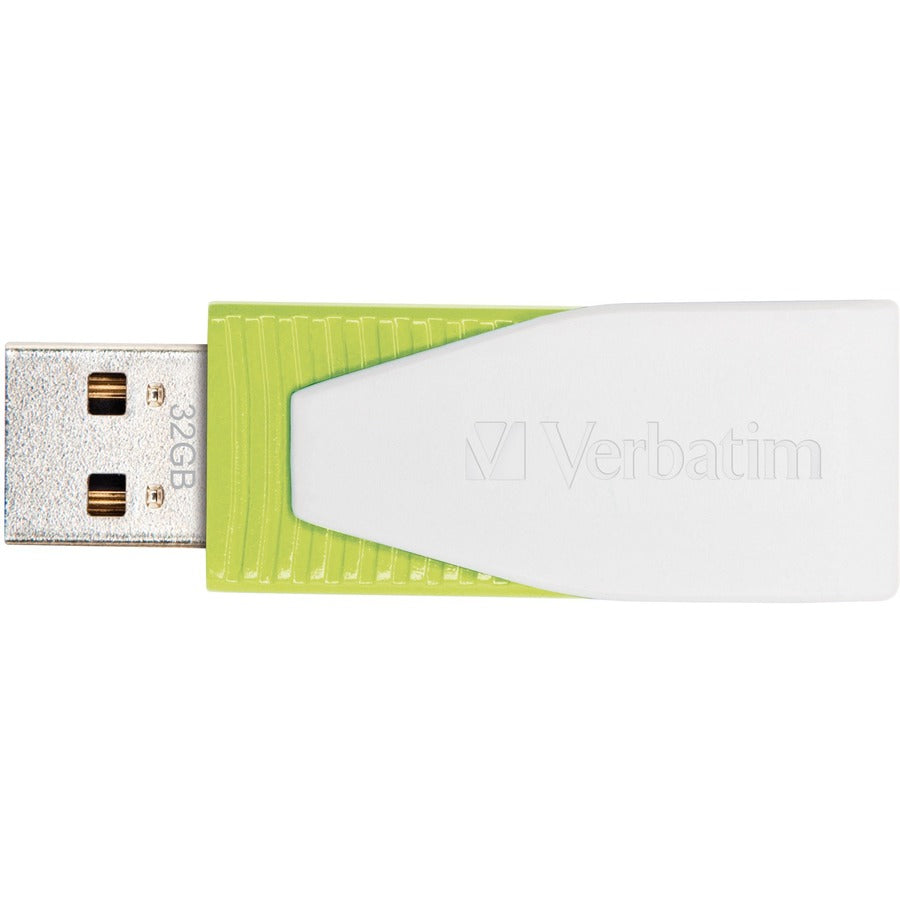 Verbatim 32GB Swivel USB Flash Drive - Eucalyptus Green 49815