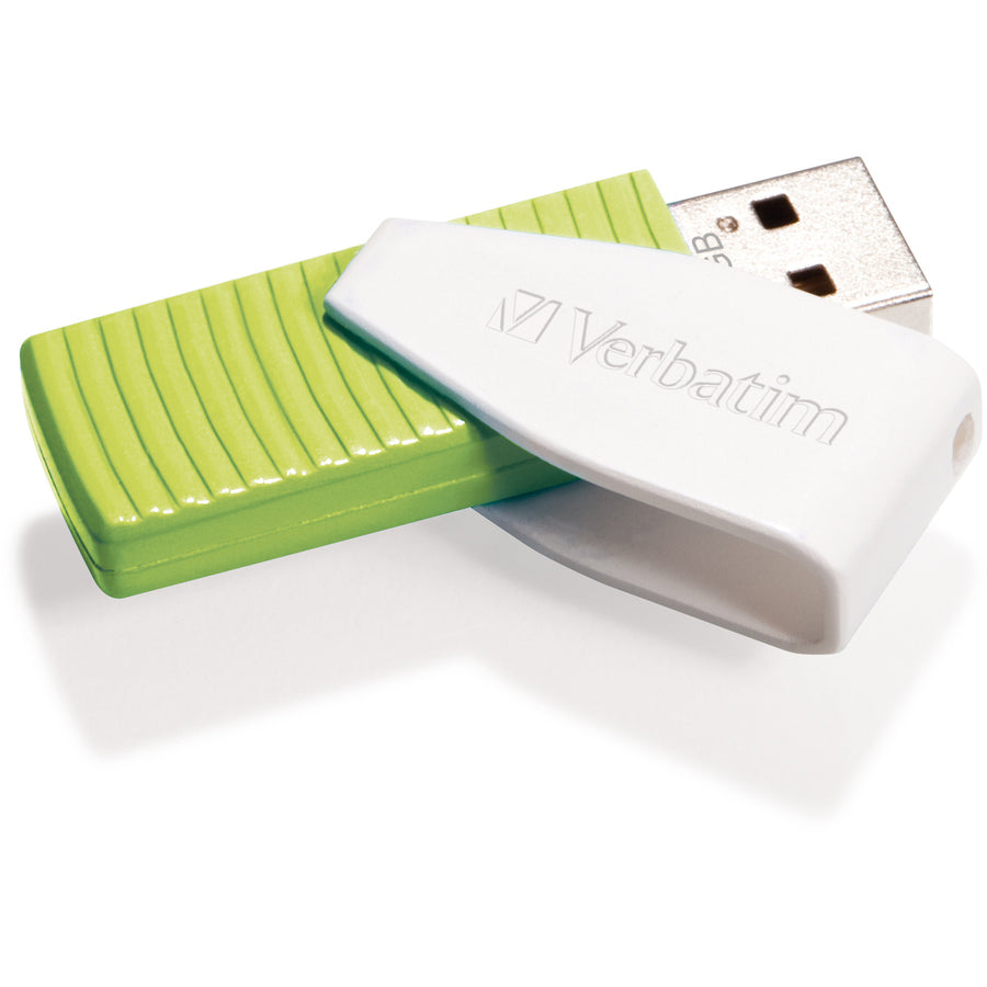 Verbatim 32GB Swivel USB Flash Drive - Eucalyptus Green 49815