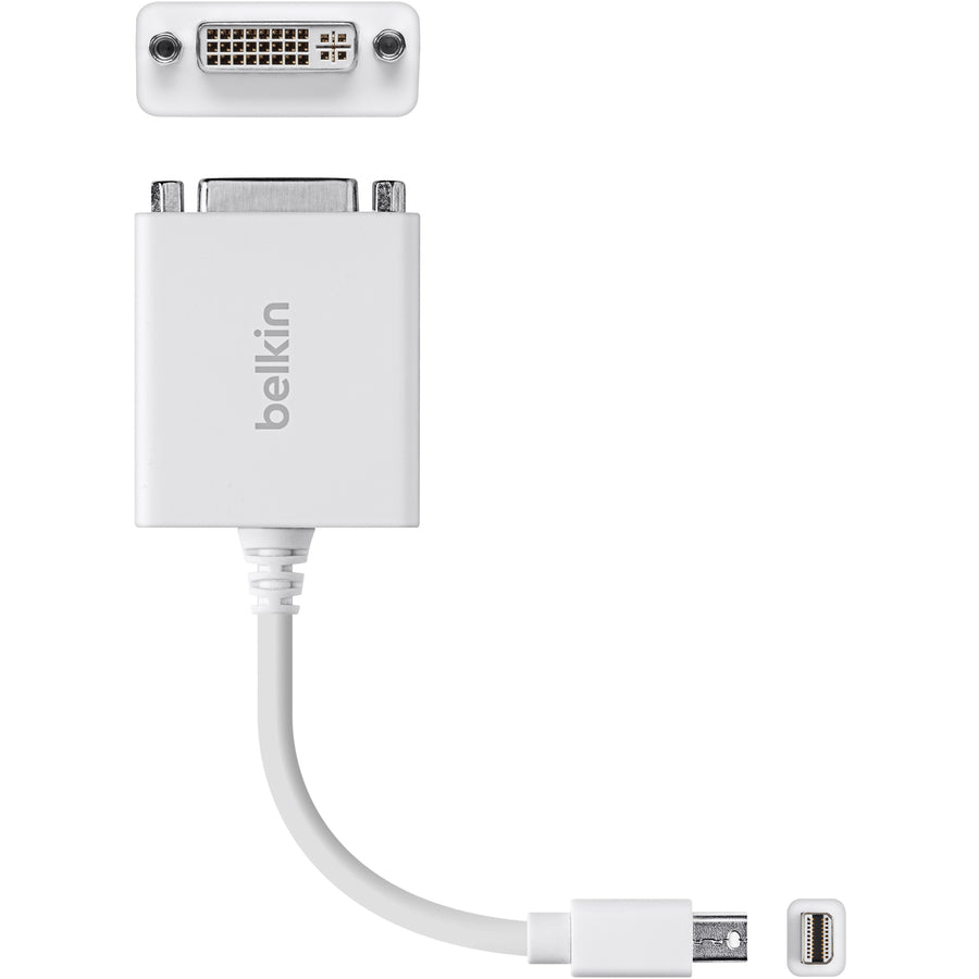 Belkin Mini DisplayPort to DVI Adapter, M/F, 1080p F2CD051B