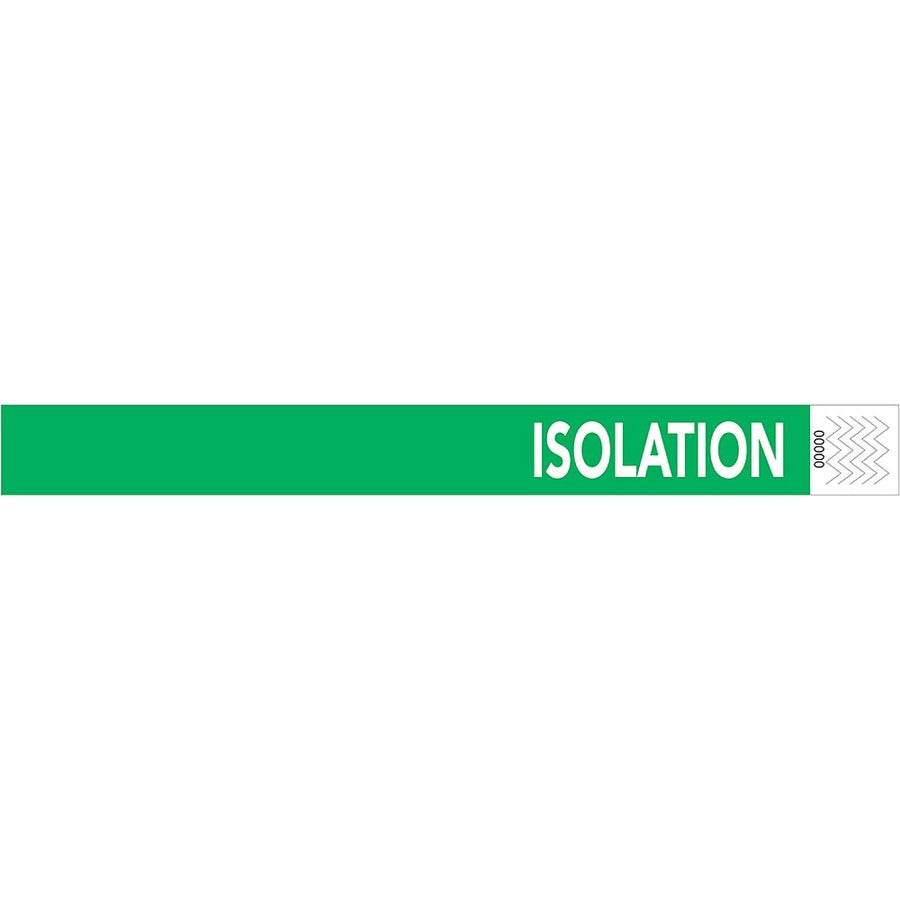 Isolation Labekl Zebra Color Coded Label TY-ISOLATION