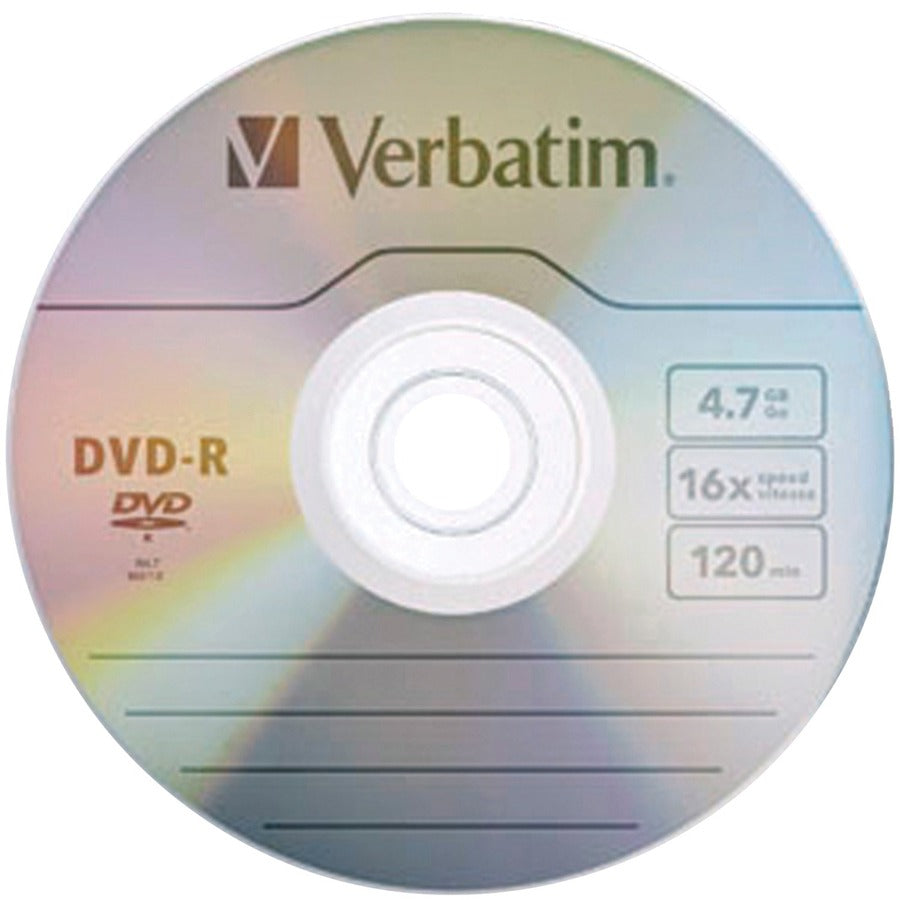 Verbatim DVD-R 4.7GB 16X with Branded Surface - 10pk Bulk Box 97957