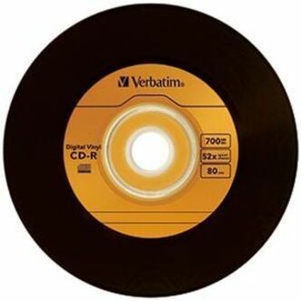 Verbatim Digital Vinyl CD Recordable Media - CD-R - 52x - 700 MB - 10 Pack 97935