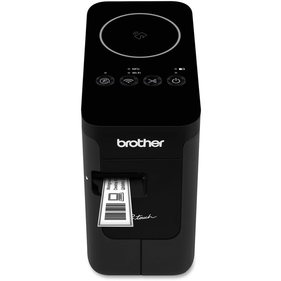 Brother P-touch PT-P750w Desktop Thermal Transfer Printer - Color - Label Print - USB - Wireless LAN - With Cutter PT-P750W