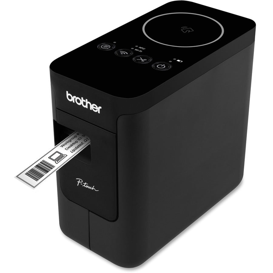 Brother P-touch PT-P750w Desktop Thermal Transfer Printer - Color - Label Print - USB - Wireless LAN - With Cutter PT-P750W