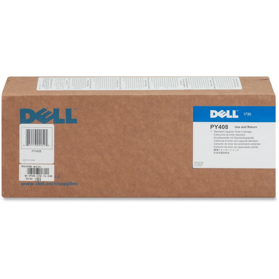 Dell PY408 Original Laser Toner Cartridge - Black - 1 Each PY408