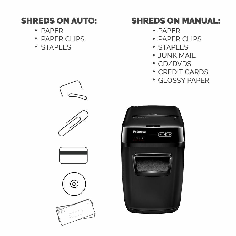 Fellowes AutoMax&trade; 150C Hands Free Paper Shredder 4680001