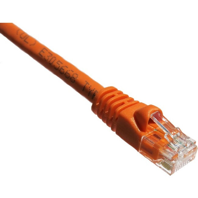 Axiom 50FT CAT5E 350mhz Patch Cable Molded Boot (Orange) C5EMB-O50-AX