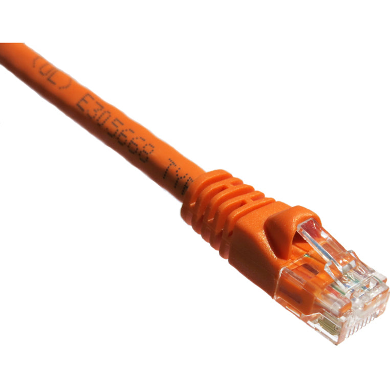 Axiom 50FT CAT5E 350mhz Patch Cable Molded Boot (Orange) C5EMB-O50-AX