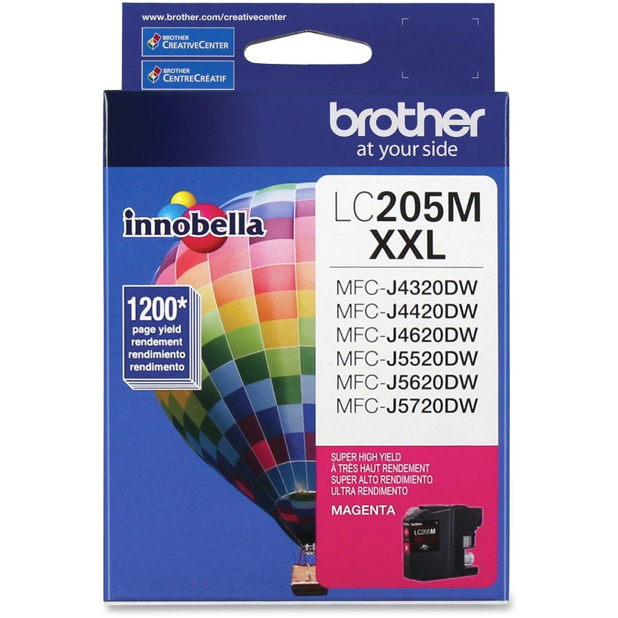 Brother Innobella LC205MS Original Inkjet Ink Cartridge - Magenta - 1 Pack LC205MS