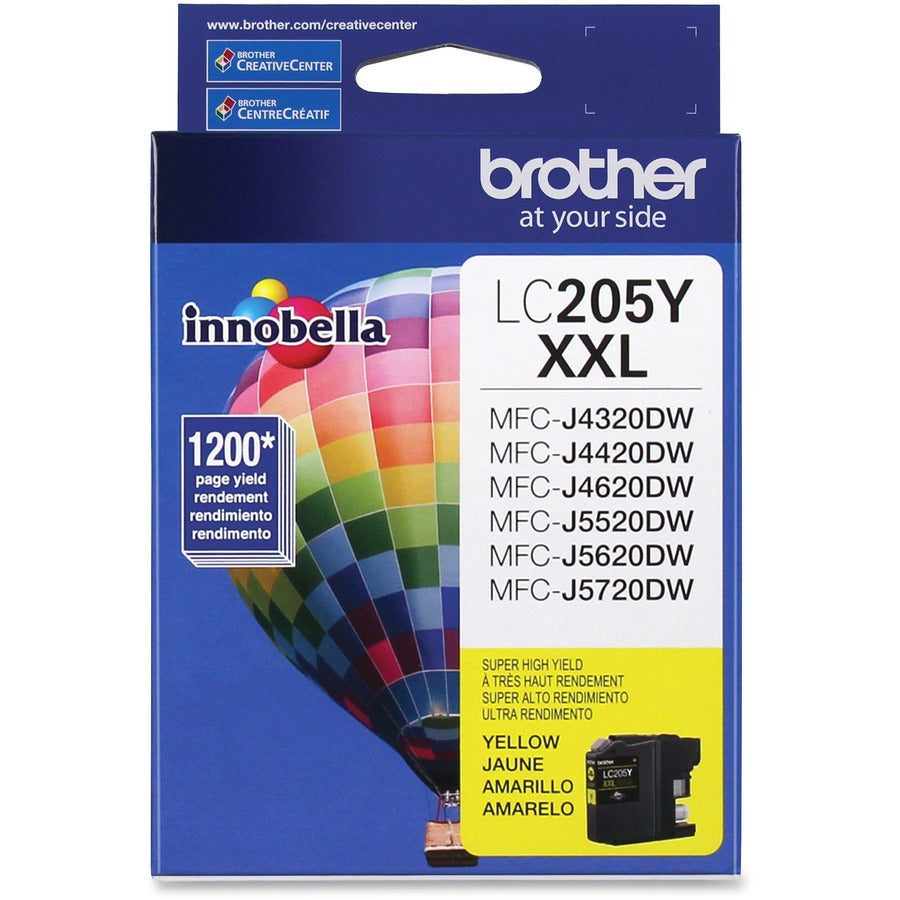 Brother Innobella LC205YS Original Inkjet Ink Cartridge - Yellow - 1 Pack LC205YS