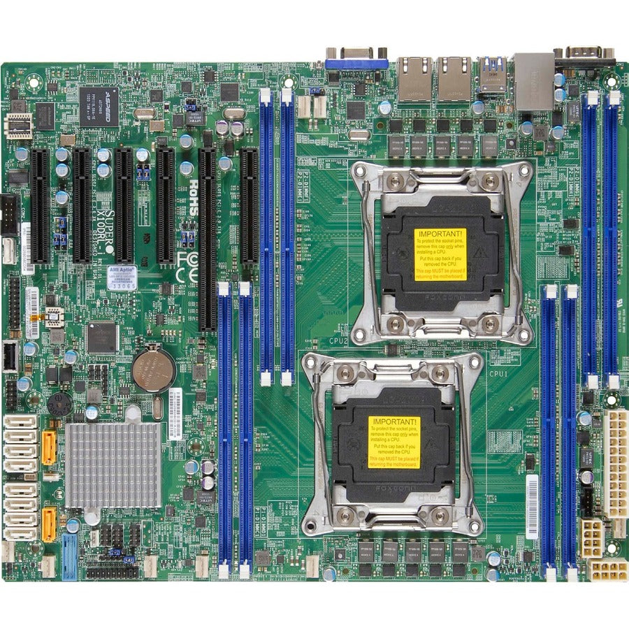 Supermicro X10DRL-i Server Motherboard - Intel C612 Chipset - Socket LGA 2011-v3 - ATX MBD-X10DRL-I-O