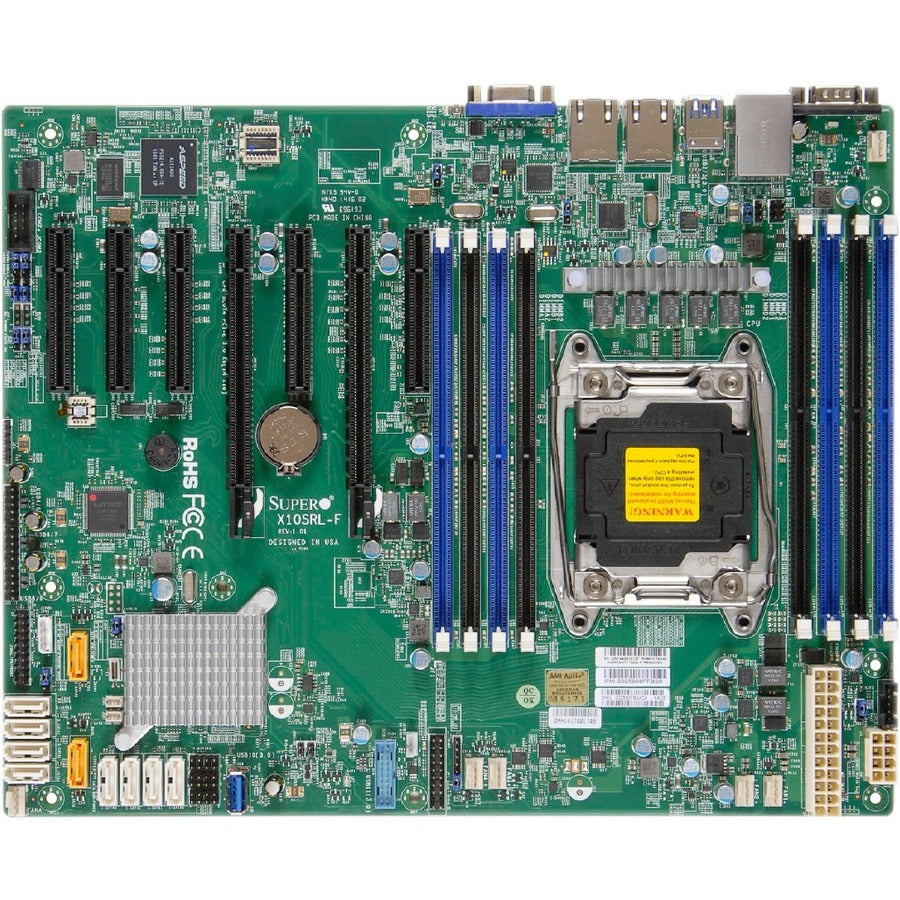 Supermicro X10SRL-F Server Motherboard - Intel C612 Chipset - Socket LGA 2011-v3 - ATX MBD-X10SRL-F-O