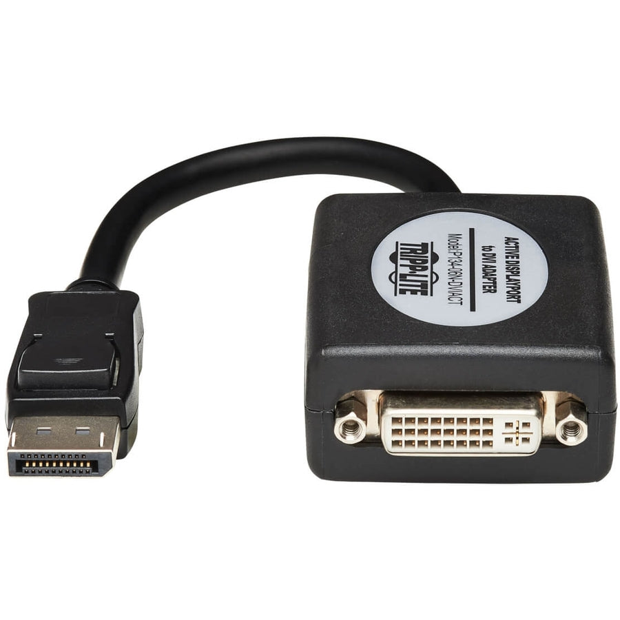 Tripp Lite 6in DisplayPort to DVI Adapter Active Converter DP to DVI M/F 6" P134-06N-DVIACT
