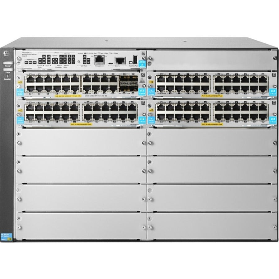 HPE 5412R 92GT PoE+/4SFP+ (No PSU) v3 zl2 Switch JL001A