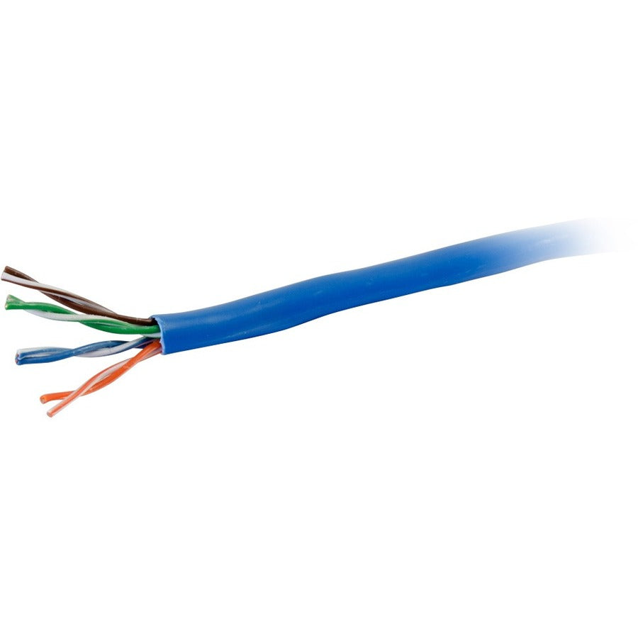 C2G 1000ft Cat6 Bulk Unshielded Ethernet Cable - Riser CMR-Rated - Blue 56017