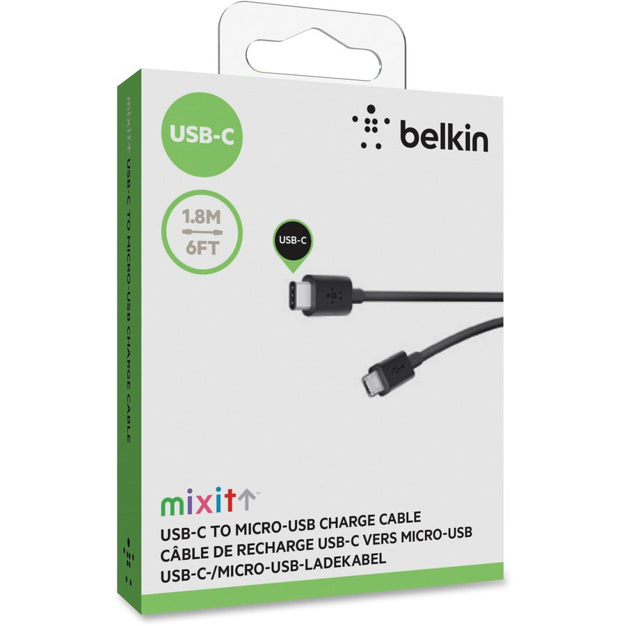 Belkin MIXIT 2.0 USB-C to Micro USB Charge Cable F2CU033BT06-BLK