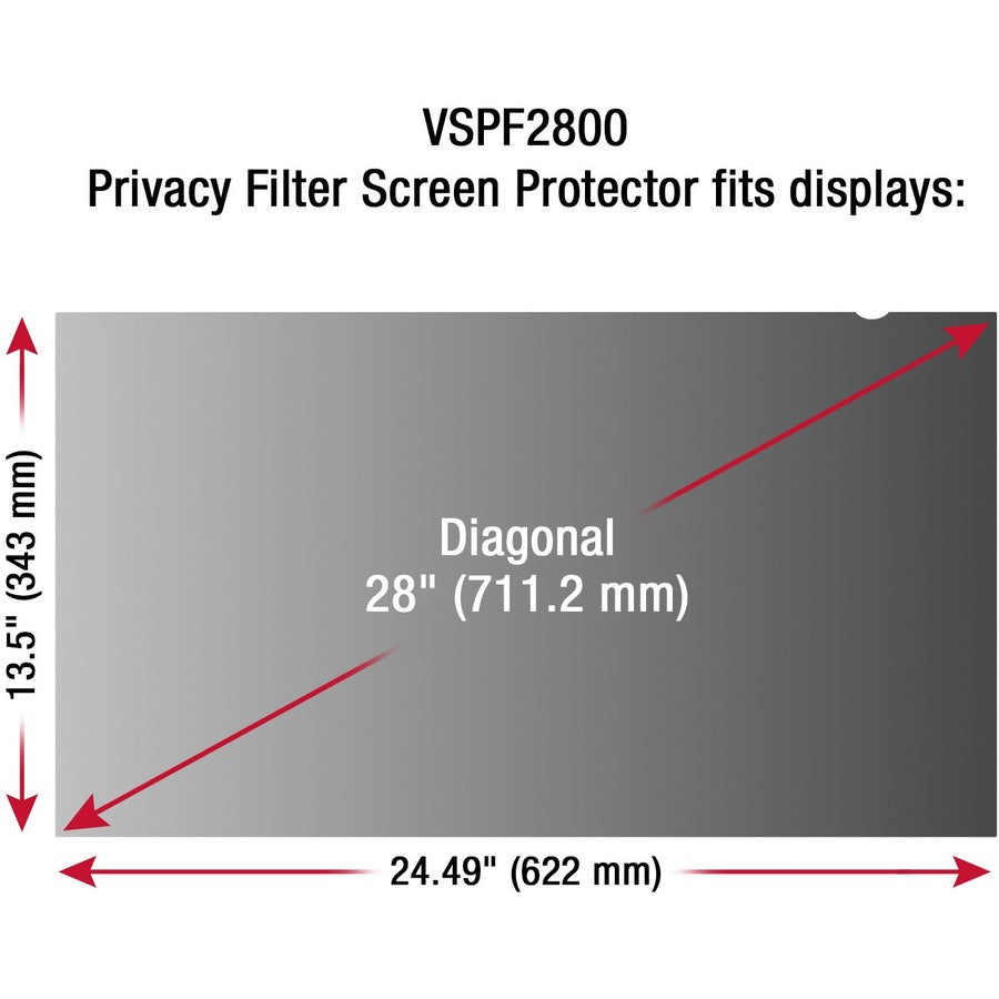 ViewSonic Privacy Screen Filter VSPF2800