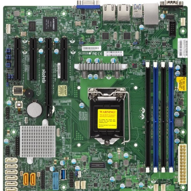 Supermicro X11SSL-F Server Motherboard - Intel C236 Chipset - Socket H4 LGA-1151 - Micro ATX MBD-X11SSM-O