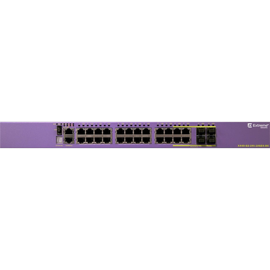 Extreme Networks X440-G2-24t-10GE4-DC Ethernet Switch 16536