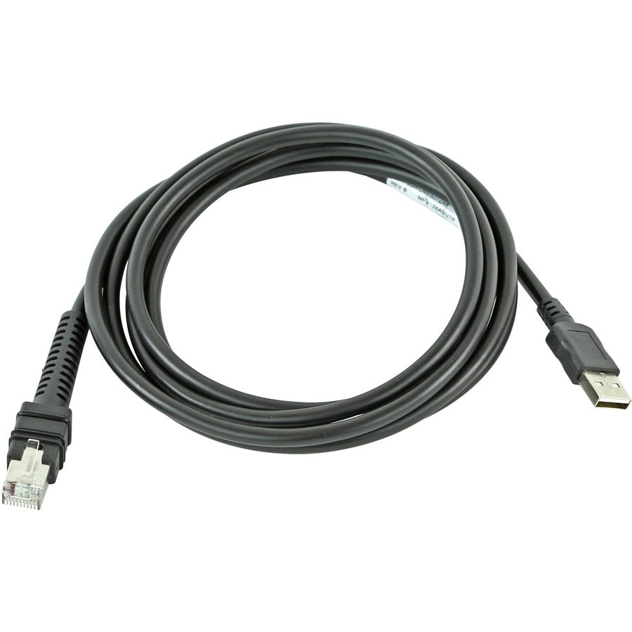 Zebra Cable - Shielded USB: Series A Connector, 7ft. (2.1m), Straight, BC 1.2 CBA-U46-S07ZAR