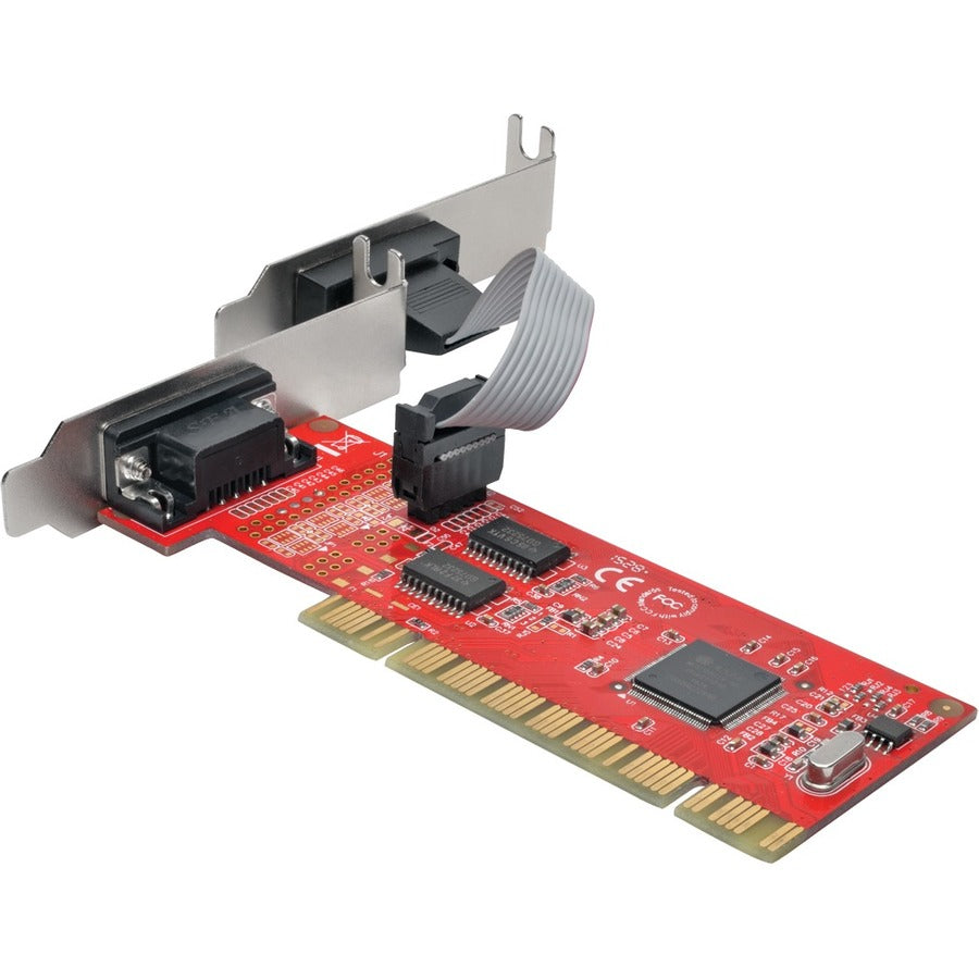 Tripp Lite by Eaton PCI-D9-02-LP 2-Port DB9 Serial PCI Card with 16550 UART, Low Profile PCI-D9-02-LP