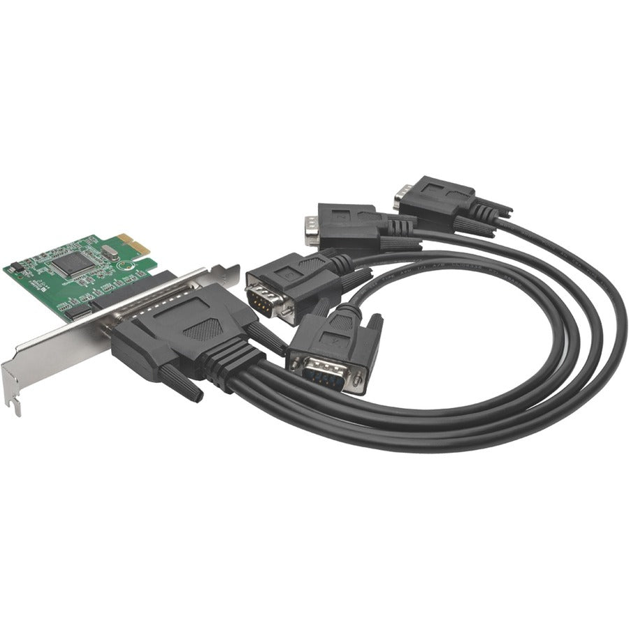 Tripp Lite by Eaton 4-Port DB9 (RS-232) Serial PCI Express Card PCE-D9-04-CBL