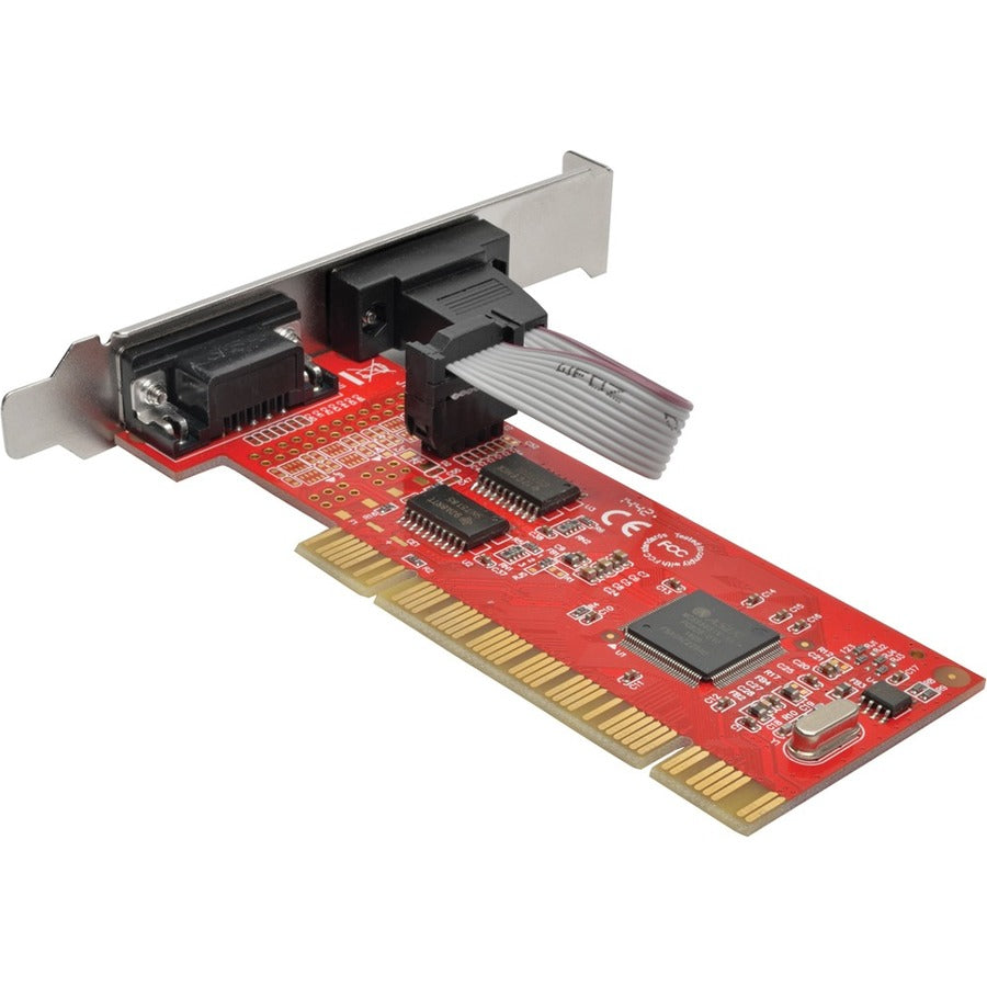 Tripp Lite by Eaton PCI-D9-02 2-Port DB9 Serial PCI Card with 16550 UART, Full Profile PCI-D9-02