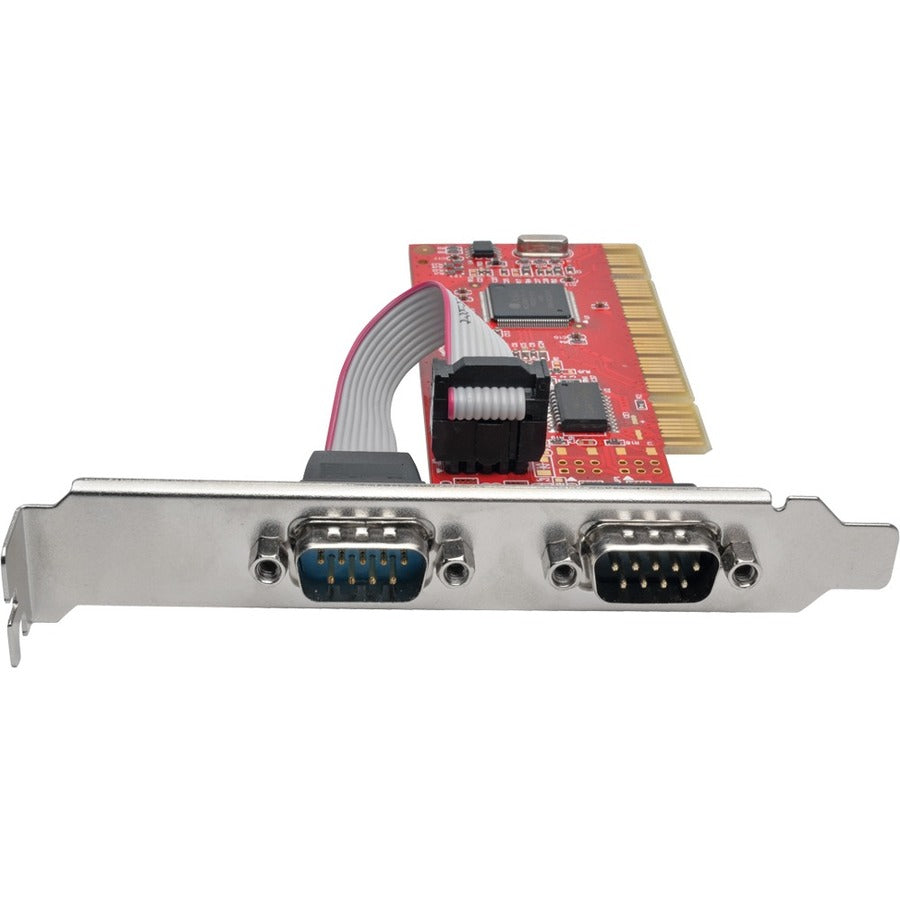 Tripp Lite by Eaton PCI-D9-02 2-Port DB9 Serial PCI Card with 16550 UART, Full Profile PCI-D9-02