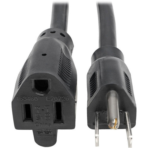 Tripp Lite by Eaton Heavy-Duty Power Extension Cord, 15A, 14 AWG (NEMA 5-15P to NEMA 5-15R), 15 ft. P024-015