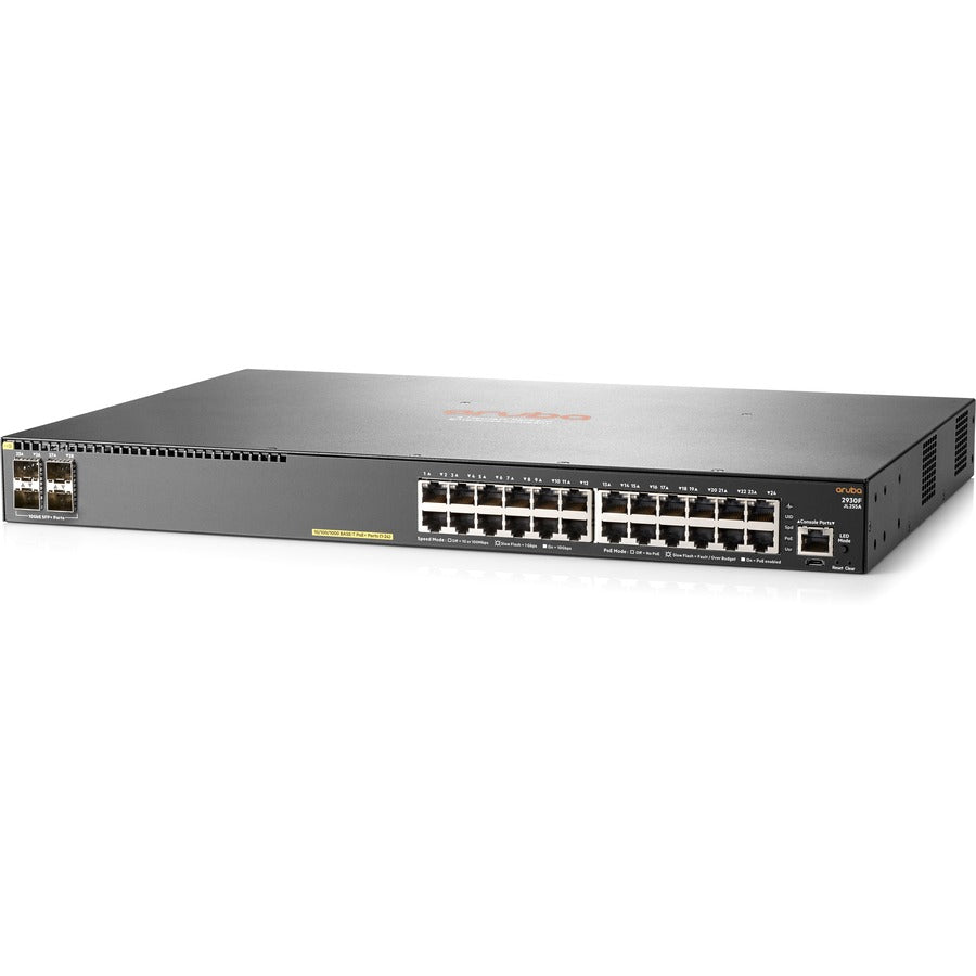 HPE Aruba 2930F 24G PoE+ 4SFP+ Switch JL255A