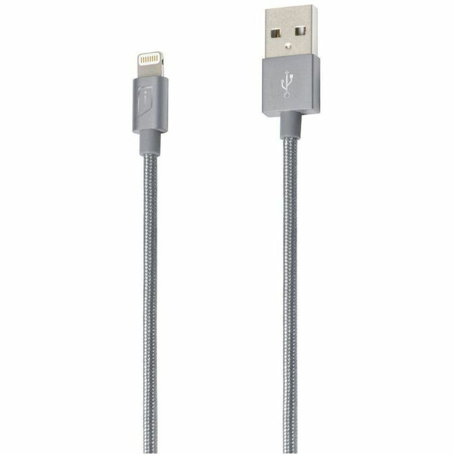 iStore Lightning Charge 4ft (1.2m) Braided Cable (Space Gray) ACC994CAI