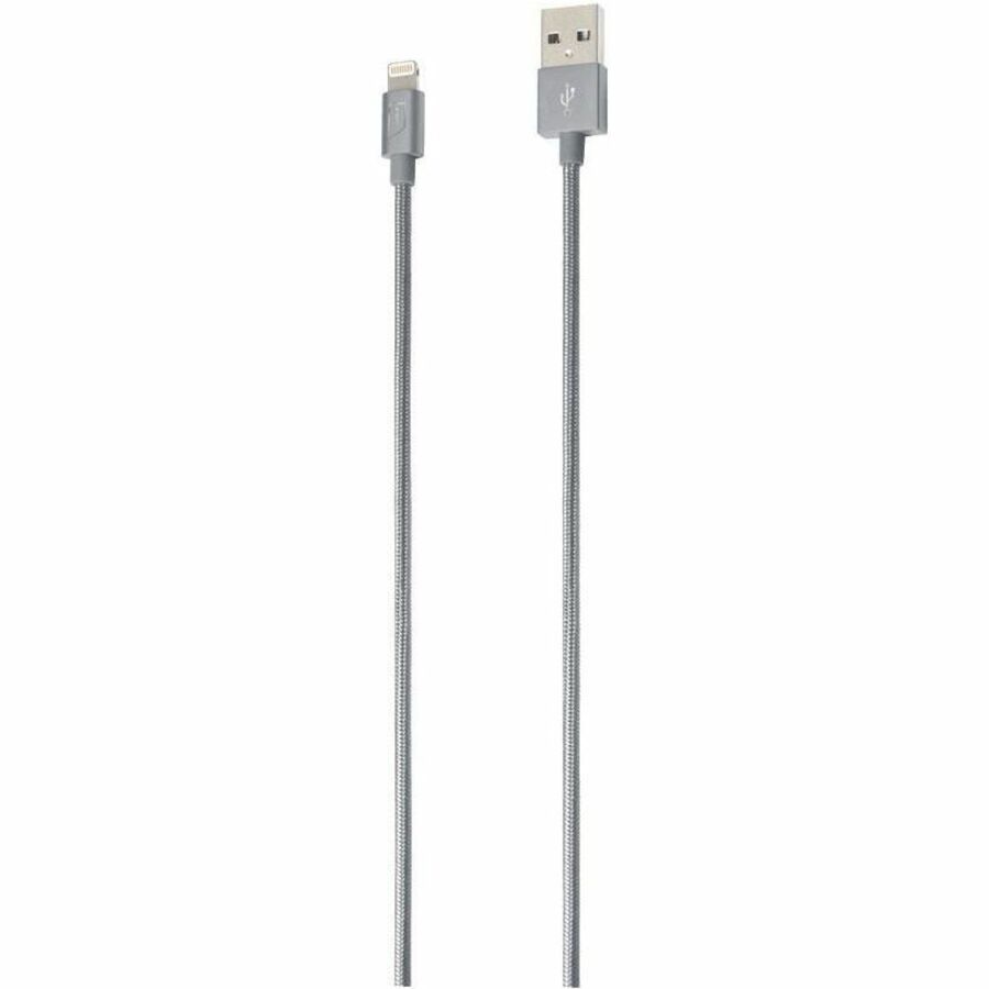 iStore Lightning Charge 4ft (1.2m) Braided Cable (Space Gray) ACC994CAI