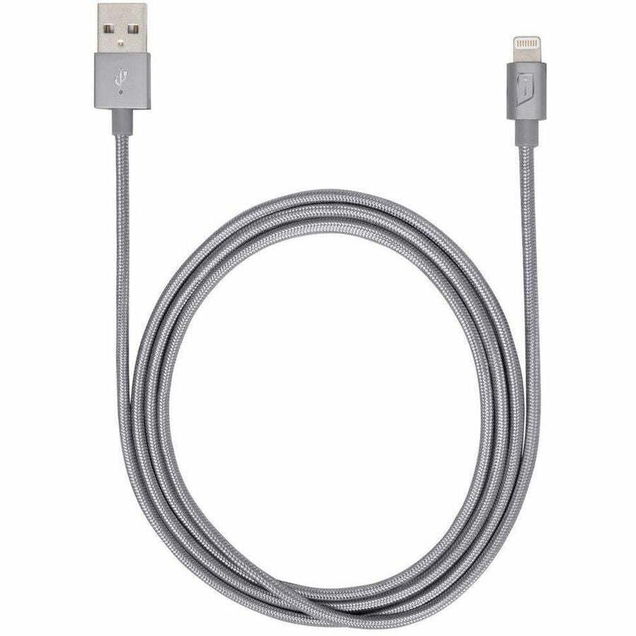 iStore Lightning Charge 4ft (1.2m) Braided Cable (Space Gray) ACC994CAI