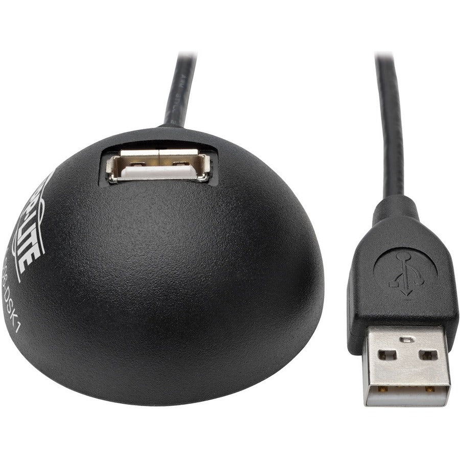 Tripp Lite by Eaton 1-Port USB 2.0 Hi-Speed Desktop Extension Cable (M/F), 5 ft U024-005-DSK1