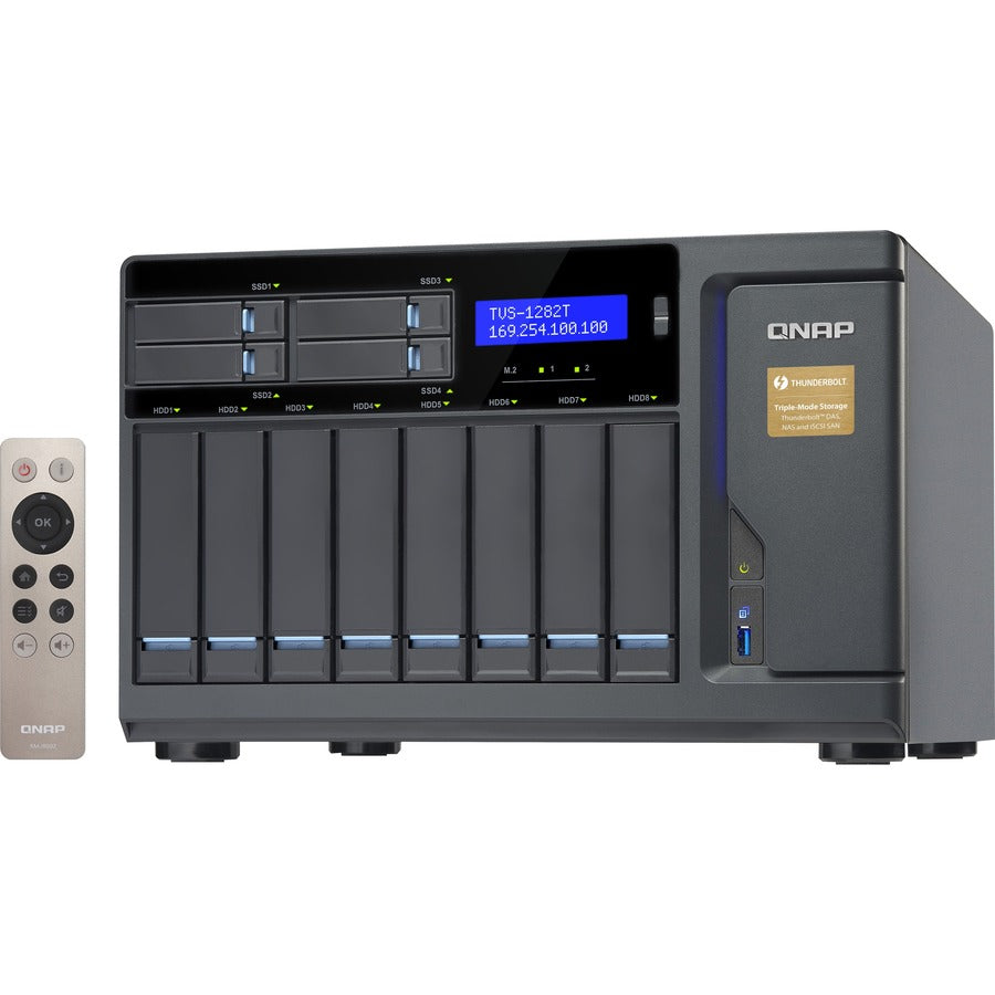 QNAP Turbo NAS TVS-1282T-I7-64G SAN/NAS/DAS Storage System TVS-1282T-I7-64G-US