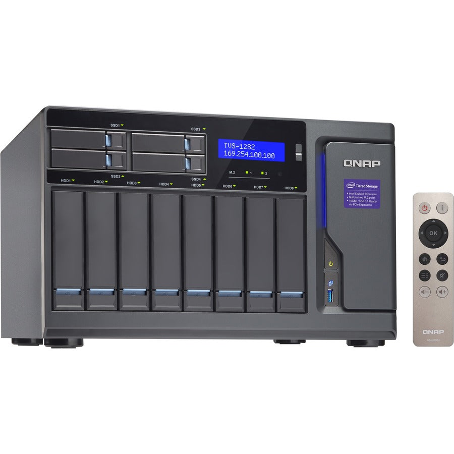 QNAP Turbo NAS TVS-1282-I7-64G SAN/NAS Storage System TVS-1282-I7-64G-US