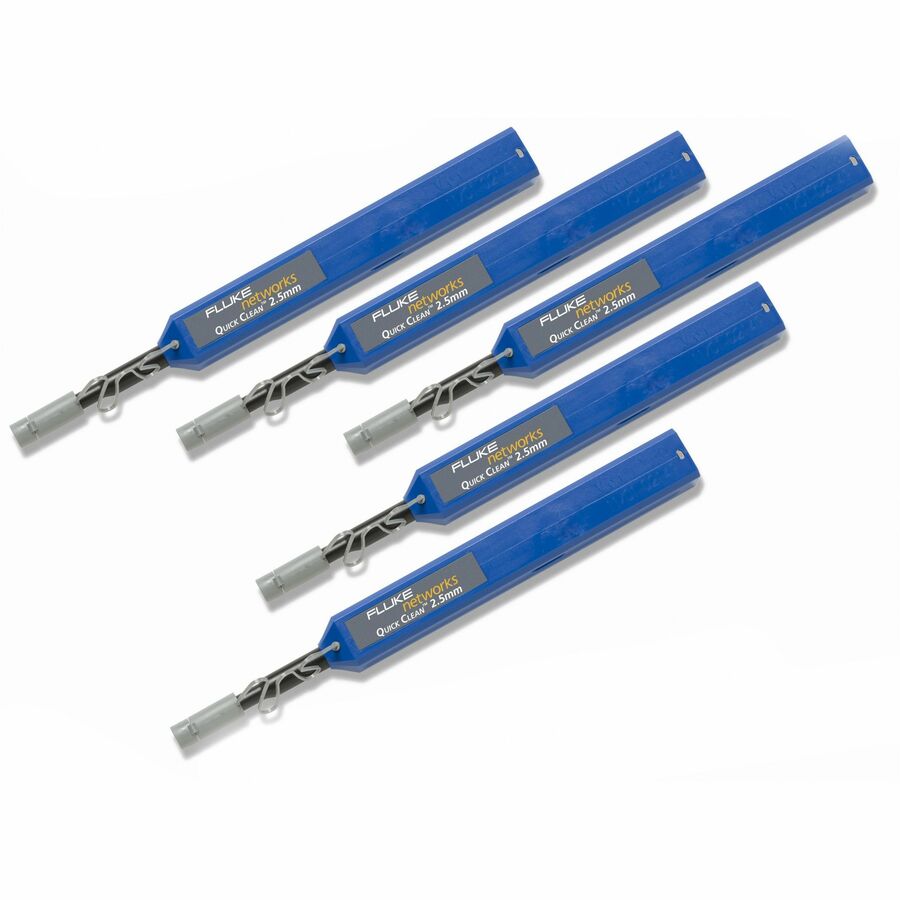 Fluke Networks Quick Clean Cleaner 2.5 mm Fiber - SC, ST, FC, E2000, 5 pack QUICKCLEAN-2.5-5P