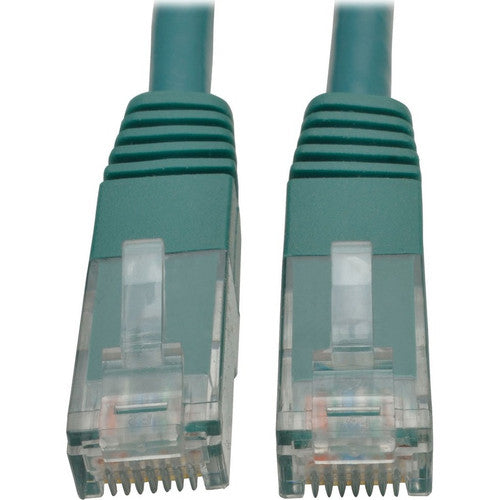 Tripp Lite by Eaton Cat6 Gigabit Molded Patch Cable (RJ45 M/M), Green, 5 ft N200-005-GN