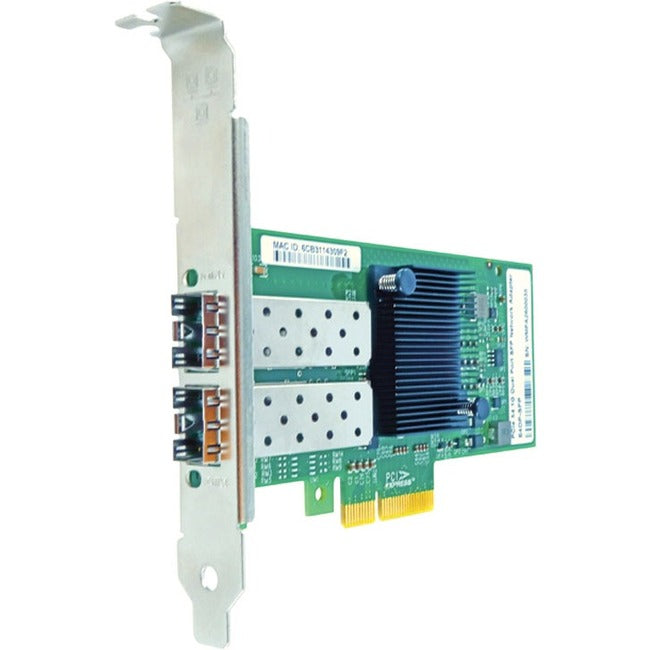 Axiom 1Gbs Dual Port SFP PCIe x4 NIC Card for Intel w/Transceivers - I350F2 I350F2-AX