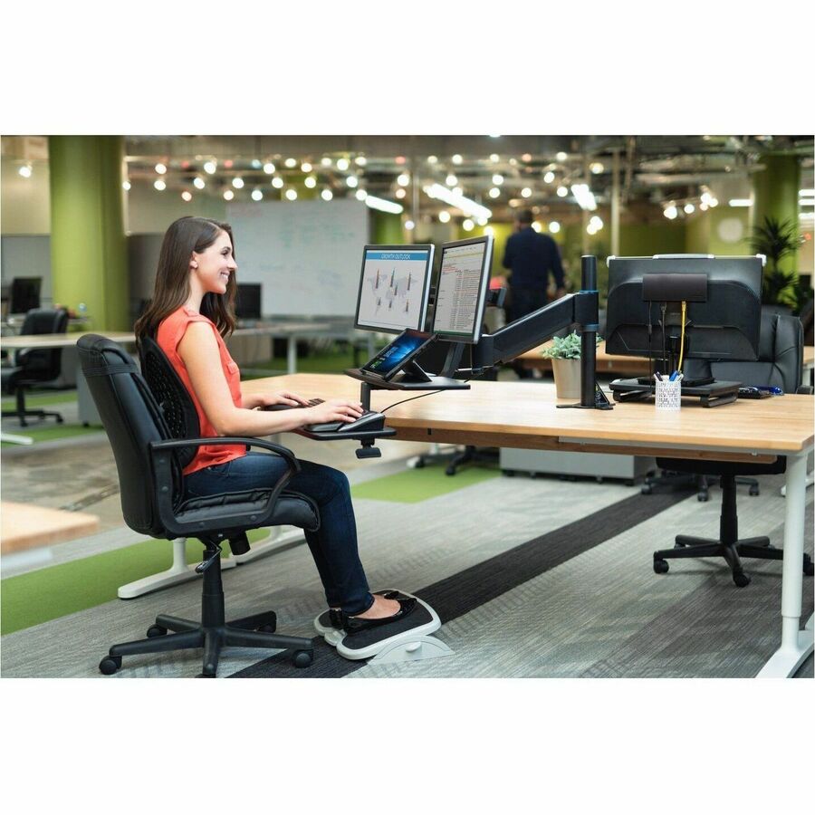 Kensington SmartFit Desk Mount for Monitor, Display Screen, Workstation, Keyboard, Mouse 52796