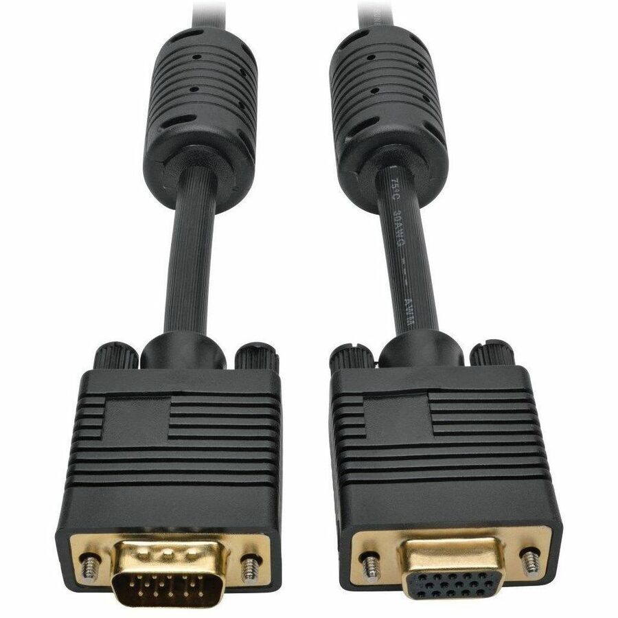 Tripp Lite by Eaton VGA Coax High-Resolution Monitor Extension Cable with RGB Coax (HD15 M/F), 3 ft. P500-003