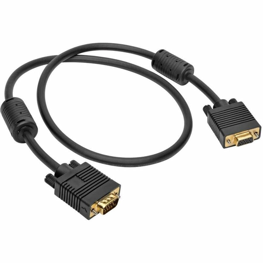 Tripp Lite by Eaton VGA Coax High-Resolution Monitor Extension Cable with RGB Coax (HD15 M/F), 3 ft. P500-003