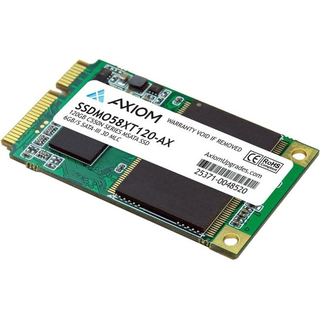 Axiom 120GB C550n Series mSATA SSD 6Gb/s SATA-III SSDMO58XT120-AX