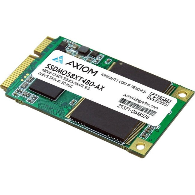 Axiom 480GB C550n Series mSATA SSD 6Gb/s SATA-III SSDMO58XT480-AX