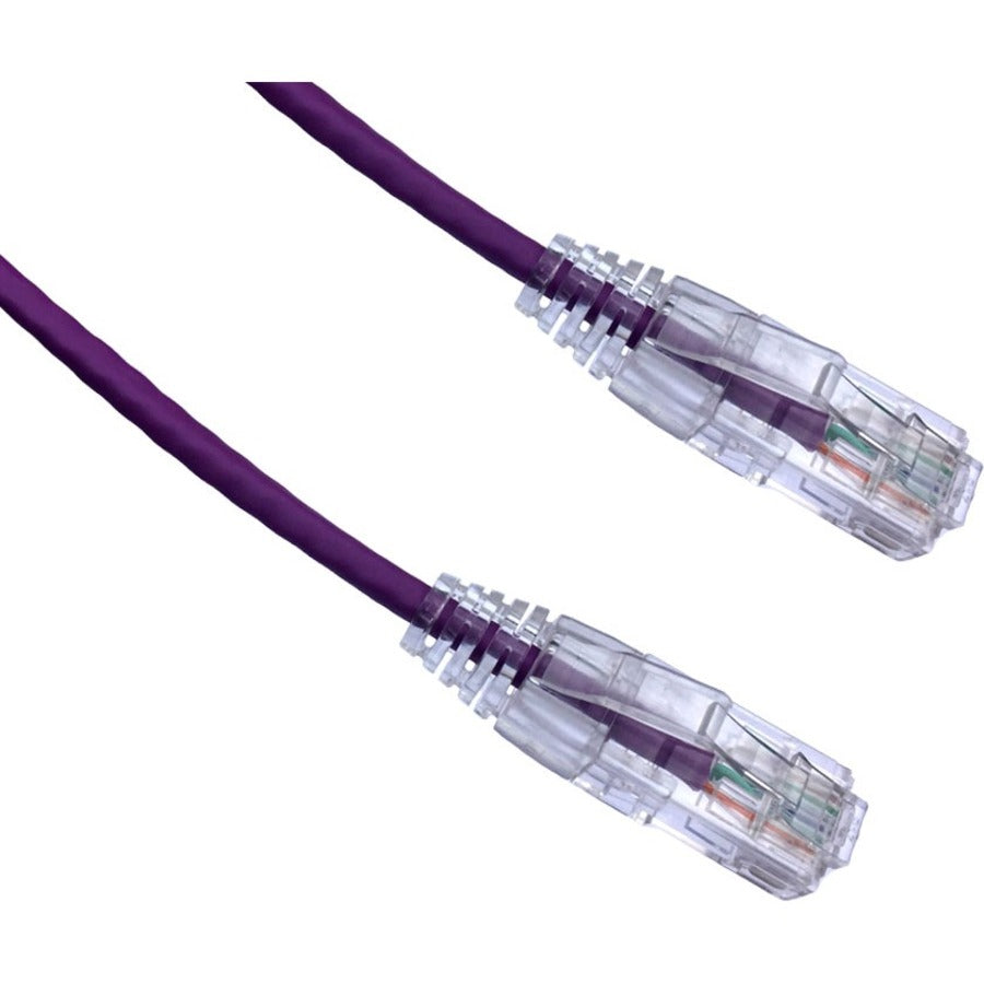 Axiom 1FT CAT6 BENDnFLEX Ultra-Thin Snagless Patch Cable 550mhz (Purple) C6BFSB-P1-AX