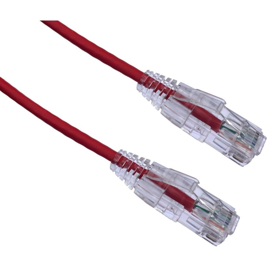 Axiom 1FT CAT6 BENDnFLEX Ultra-Thin Snagless Patch Cable 550mhz (Red) C6BFSB-R1-AX