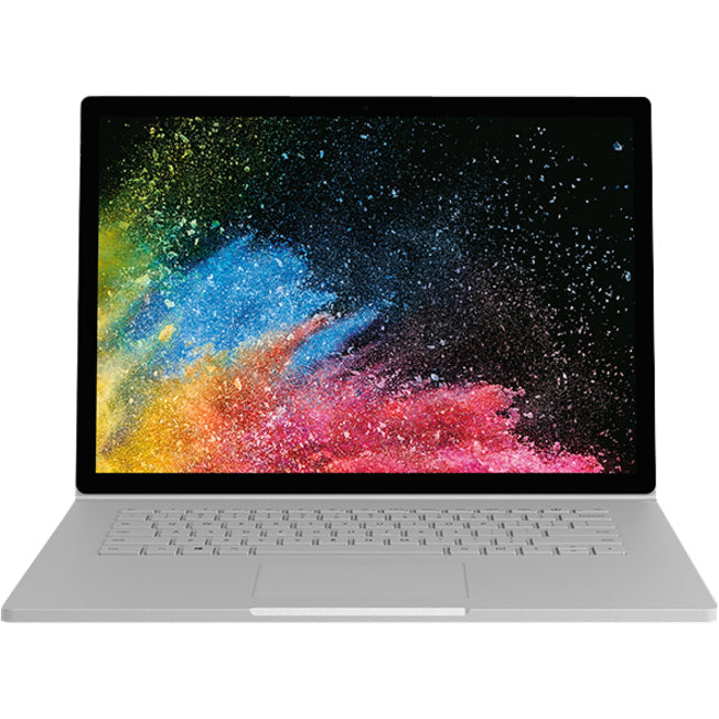 Microsoft Surface Book 2 15" Touchscreen Detachable 2 in 1 Notebook - Intel Core i7 8th Gen i7-8650U - 16 GB - 512 GB SSD - English Keyboard - Silver FVV-00001