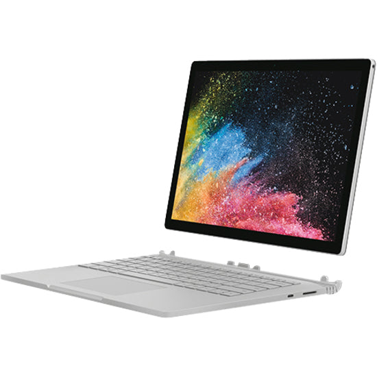 Microsoft Surface Book 2 15" Touchscreen Detachable 2 in 1 Notebook - Intel Core i7 8th Gen i7-8650U - 16 GB - 512 GB SSD - English Keyboard - Silver FVV-00001