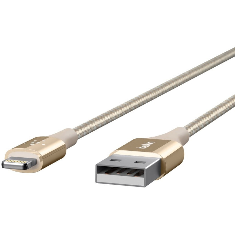 Belkin MIXIT&uarr; DuraTek Lightning to USB Cable F8J207BT04-GLD