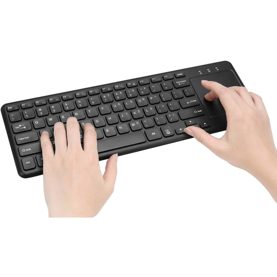 Adesso Wireless Keyboard with Built-in Touchpad WKB-4050UB